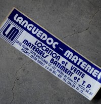 FRANCE antique  STICKERS LARGE フランス アンティーク ステッカー (大) 48.2cm シール ヴィンテージ 1980-90's
