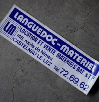 FRANCE antique  STICKERS LARGE フランス アンティーク ステッカー (大) 47.4cm シール ヴィンテージ 1980-90's