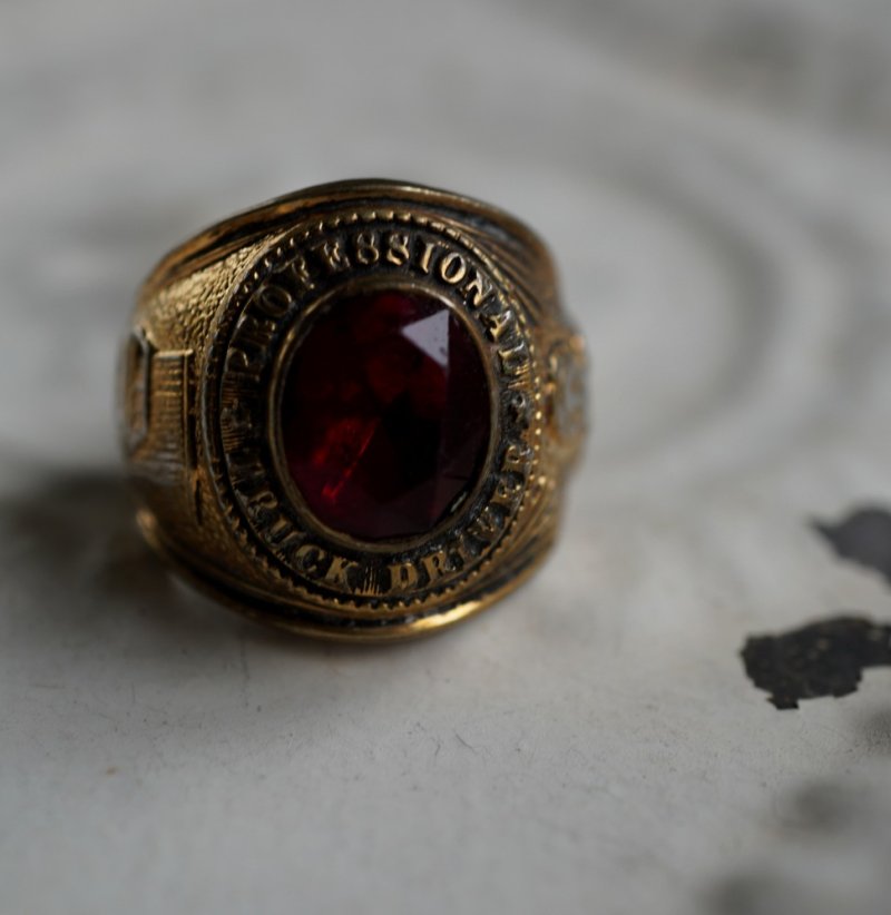 画像1: U.S.A. antique RING アメリカアンティーク カレッジリング リング ヴィンテージ 1960-90's
