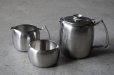 画像2: ENGLAND antique OLD HALL  Connaught  3SET イギリスアンティーク オールドホール 3点セット ティーポット 7.5pt ＆シュガーボウル 5oz＆ミルクジャグ 3/8pt［マット仕上げ］ヴィンテージ 1950-60's (2)