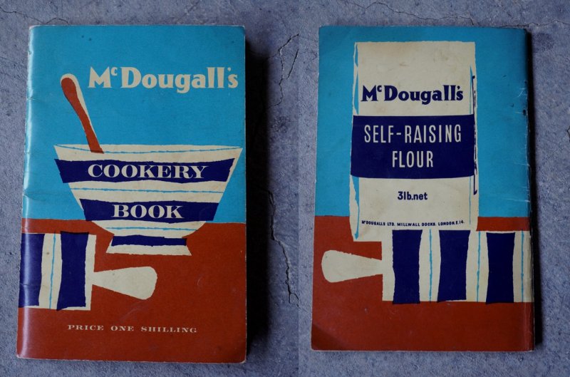 画像2: ENGLAND antique McDougall’s COOKERY BOOK イギリス アンティーク お菓子本 料理本 古書 洋書 ブック 1930-50's