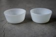 画像3: U.S.A. vintage  Fire-king Custard cups 2pcs アメリカヴィンテージ ファイヤーキング ホワイト  2個セット1960-70's