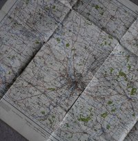 ENGLAND antique SECOND WAR REVISION MAP イギリスアンティーク マップ 地図 陸軍省発行 ヴィンテージ 1940-41's
