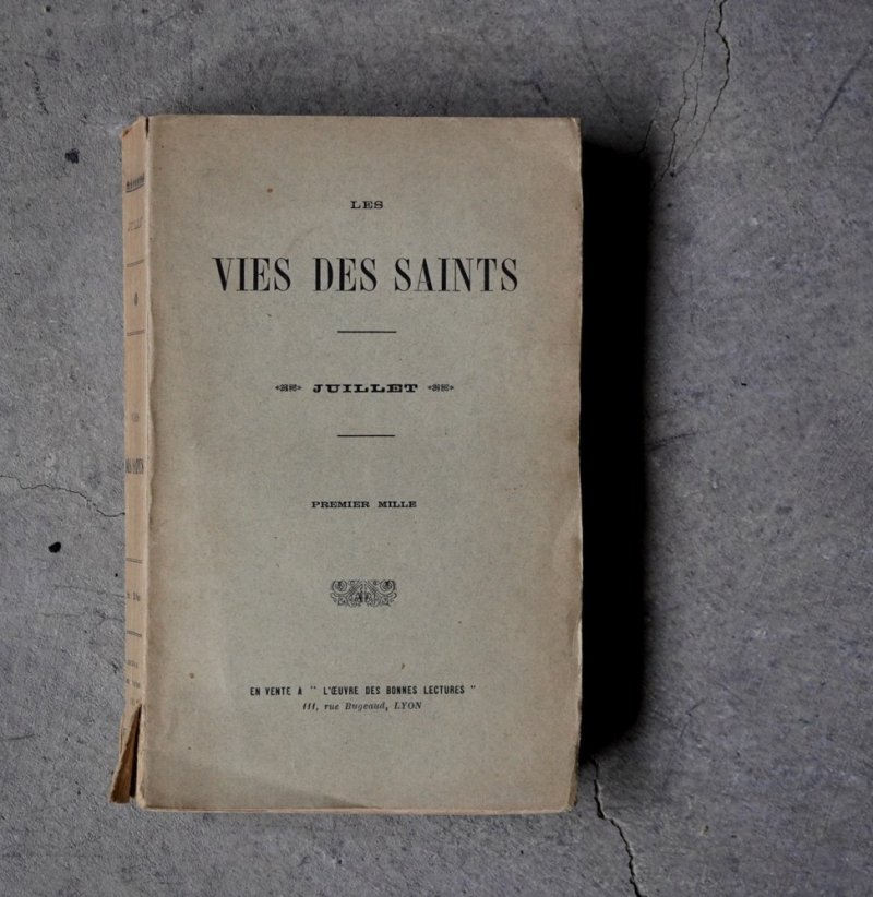 画像1: FRANCE antique BOOK フランス アンティーク ブック book 本 古書 洋書 1910's