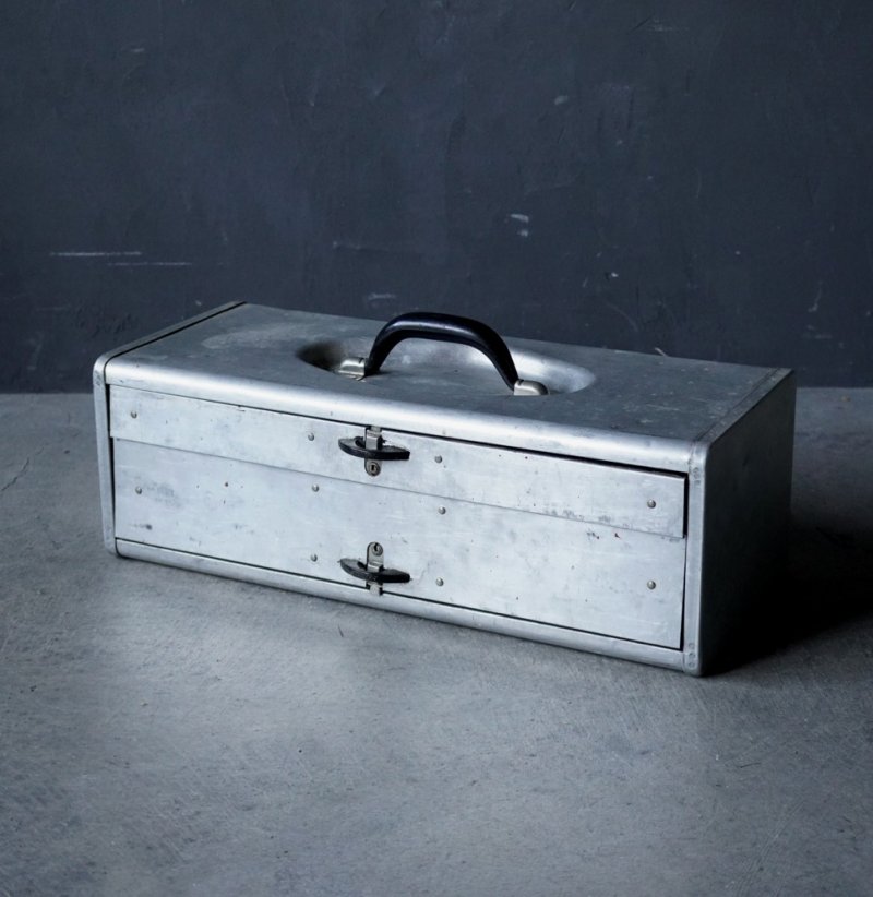 画像1: U.S.A. antique KENNDY TOOL BOX アメリカアンティーク ツールボックス 工具箱 ビンテージ ヴィンテージ 1950-70's