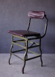 画像1: U.S.A. antique INDUSTRIAL STOOL CHAIR アメリカアンティーク インダストリアル スツール チェア 椅子 工業系 ビンテージ  ヴィンテージ 1920-40's (1)