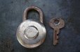画像6: FRANCE antique PADLOCK with KEY フランスアンティーク パドロック 鍵付 ヴィンテージ 南京錠 1950-70's