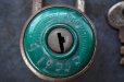 画像4: FRANCE antique PADLOCK with KEY フランスアンティーク パドロック 鍵付 ヴィンテージ 南京錠 1950-70's