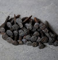 SALE【40%OFF】U.S.A. antique Railroad Nails 38pcs アメリカアンティーク レールロード ナンバーネイル 鉄道釘 38本セット 釘 1940-50's