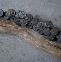 SALE【40%OFF】U.S.A. antique Railroad Nails 20pcs アメリカアンティーク レールロード ナンバーネイル 鉄道釘 20本セット 釘 1940-50's