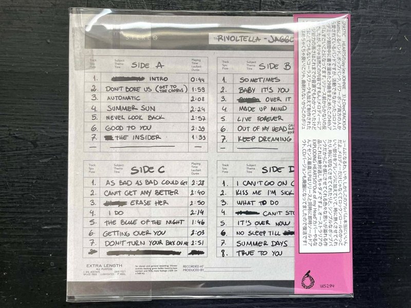 画像2: 【9/17リリース】JAGGER HOLLY / RIVOLTELLA     CD 