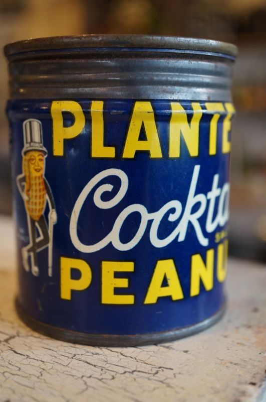 Mr Peanut ミスターピーナッツ TIN ブリキ 缶 - LITTLE HAND ANTIQUE 【LHA】
