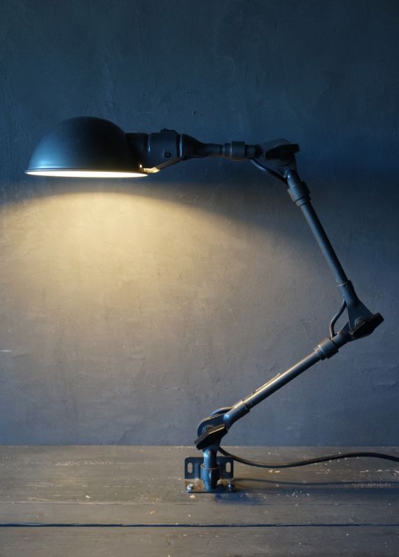 USA antique アメリカアンティーク FOSTORIA LAMP インダストリアル デスクランプ 工業系 ウォールランプ ライト 照明