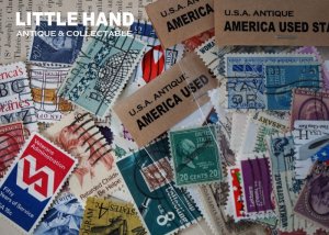 画像: USA antique アメリカ USED 使用済み切手 20枚SET 1920-2000's