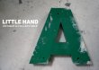 画像1: FRANCE antique 大きなアルファベット レターサイン 【A】（H48.5cm） 1970's (1)