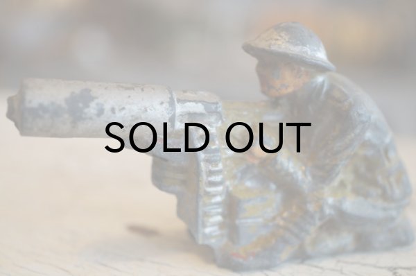 画像1: アンティーク 兵士 US ARMY soldier Barclay diecast 30-40's  (1)