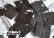 画像1: U.S.A. antique ロゴ入り ナンバータグ ナンバープレート 　ブラス 真鍮 1930－50's  (1)