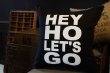 画像2: LHA ORIGINAL CUSHION COVER LHAオリジナル クッションカバー 45x45cm ロールサインスタイル PUNK ブラック (2)