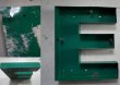 画像2: FRANCE antique 大きなアルファベット レターサイン 【E】（H48.5cm） 1970's (2)