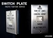 画像3: 【P.F.S.】 PACIFIC FURNITURE SERVICE SWITCH PLATE パシフィックファニチャーサービス アルミスイッチプレート BLACK 1口 (3)