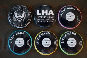 画像:  LHA 【LITTLE HAND】 ORIGINAL 缶バッチ Ｂ
