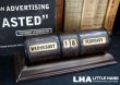 画像1: ENGLAND antique STC刻印入り 万年 デスクカレンダー 1940－50's 卓上カレンダー (1)
