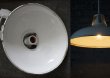 画像5: FRANCE antique ホーローランプシェード WHITE 器具セット付き 28cm 1930-50's   (5)