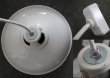 画像4: FRANCE antique ホーローランプシェード WHITE 器具セット付き 28cm 1930-50's   (4)