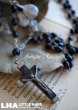 画像1: ITALY antique  Rosary 素敵なロザリオ 十字架 1950－60's   (1)