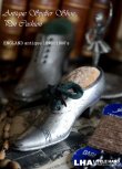 画像1: ENGLAND antique 小さな靴型 ピンクッション (SS) 1890－1900's