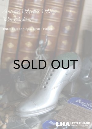 画像: ENGLAND antique 素敵な靴型 ピンクッション (M) 1890－1900's