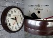 画像3: U.S.A. antique GENERAL ELECTRIC×Telechron  wall clock GE ゼネラル エレクトリック×テレクロン 掛け時計 クロック 37cm 1950-60's (3)