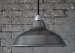 画像2: 【P.F.S.】 PACIFIC FURNITURE SERVICE LAMP SHADE パシフィックファニチャーサービス ホーローランプシェード Brushed Steel 12インチ(31cm) (2)