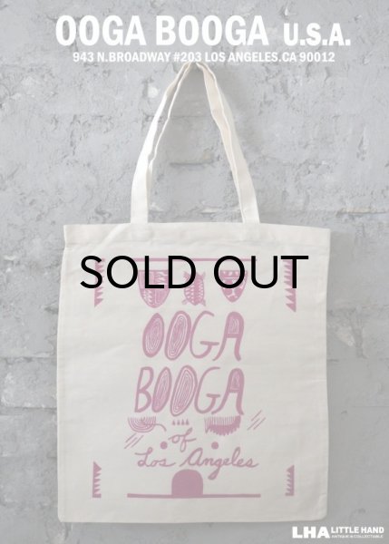 画像1: 【アメリカ直輸入・日本未発売】LA【Ooga Booga】TOTE BAG ウーガブーガ トートバッグ Magenta (1)