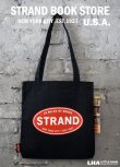 画像1: 【アメリカ直輸入・日本未発売】NY【STRAND BOOK STORE】TOTE BAG ストランドブックストア トートバッグ Classic Black