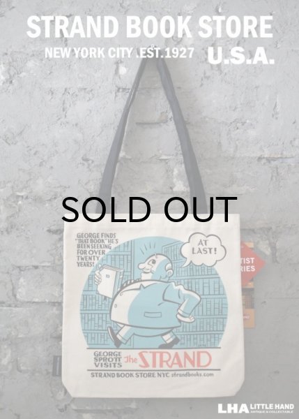 画像1: 【アメリカ直輸入・日本未発売】NY【STRAND BOOK STORE】TOTE BAG ストランドブックストア トートバッグ Seth (1)