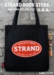 画像2: 【アメリカ直輸入・日本未発売】NY【STRAND BOOK STORE】TOTE BAG ストランドブックストア トートバッグ Classic Black