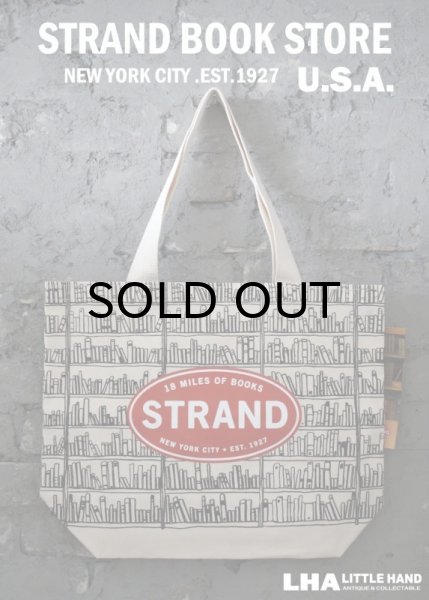 画像1: 【再入荷】【アメリカ直輸入・日本未発売】NY【STRAND BOOK STORE】LARGE TOTE BAG ストランドブックストア トートバッグ[L] Lost in the Stacks (1)