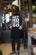 画像2: 【再入荷】LHA【LITTLE HAND ANTIQUE】ORIGINAL エプロン HEY HO LET'S GO BLK (2)
