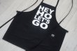 画像1: 【再入荷】LHA【LITTLE HAND ANTIQUE】ORIGINAL エプロン HEY HO LET'S GO BLK (1)