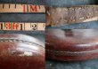 画像4: ENGLAND antique レザーケース テープ メジャー 巻尺 100FT 1900-30's (4)
