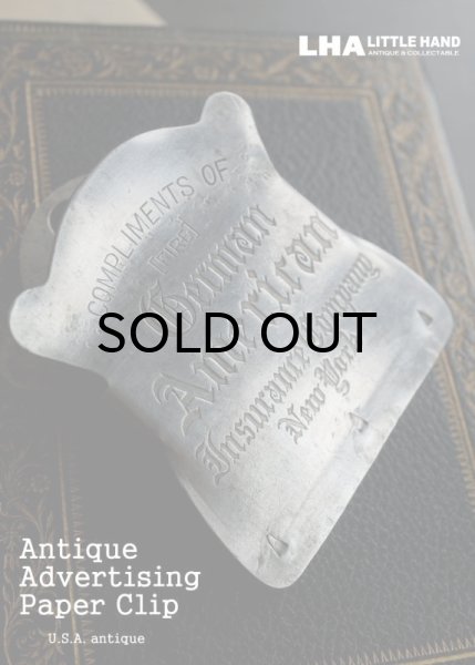 画像1: USA antique PAPER CLIP アドバタイジング ペーパークリップ 広告入り 1950-60's  (1)
