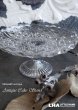 画像1: ENGLAND antique CAKE STAND 優雅で美しい ガラス ケーキスタンド 1930-40's (1)
