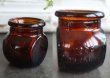 画像2: ENGLAND antique MARMITE 2oz ガラスボトル H5.7cm アンバーガラスボトル 瓶 1920's (2)
