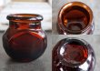 画像3: ENGLAND antique MARMITE 2oz ガラスボトル H5.7cm アンバーガラスボトル 瓶 1920's (3)