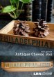 画像1: USA antique PHILADELPHIA 薄型 木製チーズボックス 木箱 1900-1930's (1)
