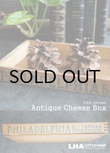 画像: USA antique PHILADELPHIA 薄型 木製チーズボックス 木箱 1900-1930's