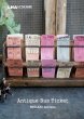 画像1: 【RARE】ENGLAND antique LONDONバスチケット木製ホルダー＆バスチケット24セット 1920-50's (1)
