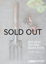 画像: ENGLAND antique Garden Hand Fork イングリッシュガーデニングハンドフォーク Tool 1920-50's