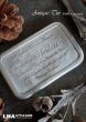 画像1: FRANCE antique Comgrimes Notal 筆記体エンボスロゴが美しい アルミケース アルミ缶 1930's (1)